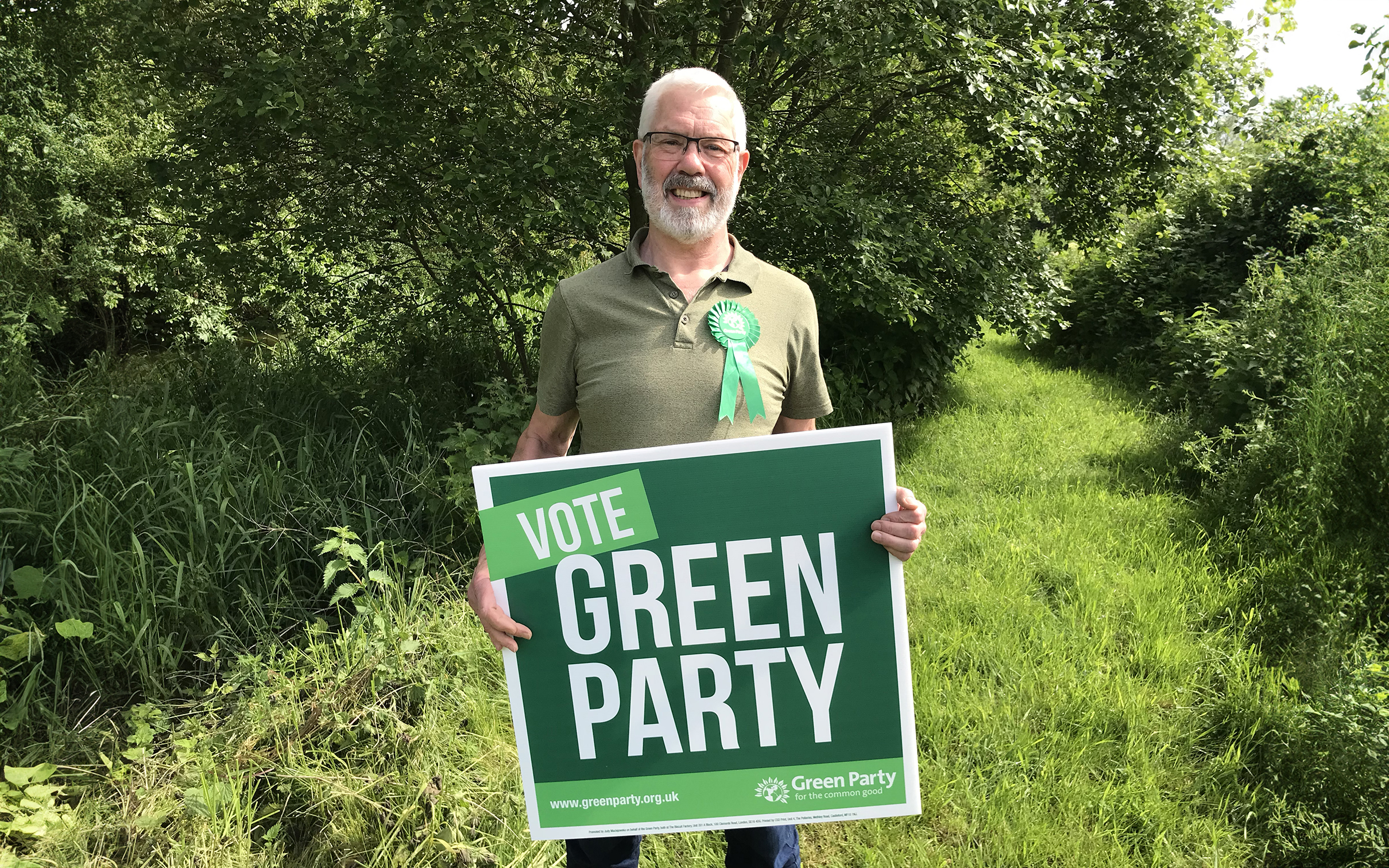 Paul de Hoest, Green Party parliamentary candidate for Harpenden and Berkhamsted